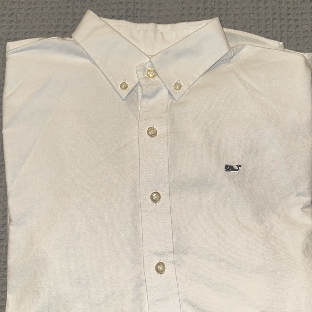 Vineyard Vines whale cotton button down